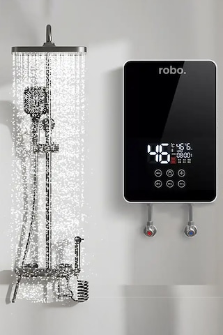Dijital Akıllı Şofben - Duş Başlığı li