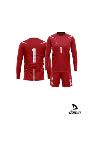 Hnc Sport Çocuk Ve Yetişkin Kırmızı Uzun Kol Kaleci Maç Futbol Forması Goalkeeper Jersey Gk