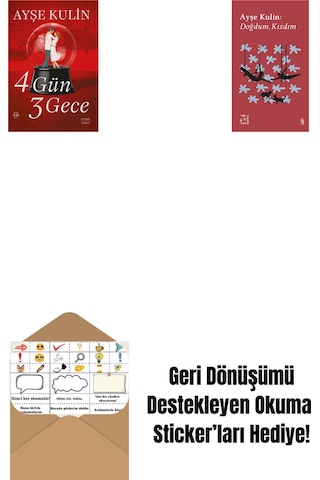 4 Gün 3 Gece + Everest Açıkhava 19 - Doğdum. Kızdım + Okuma Sticker'ları