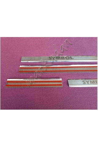 Woc Chrome Renault Symbol Kapı Eşiği 2009-2012 4 Parça Paslanmaz