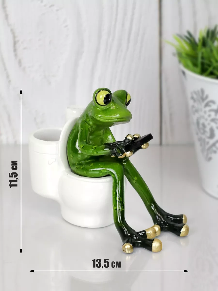 Podarok52 Kurbağa Figürlü, İç Dekor Süveniri 139658654