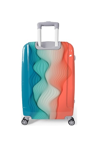 Coral High Renkli Desenli Pc Büyük Boy Valiz 70cm 16803 Çok Renkli