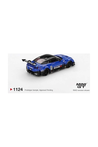 1124 1/64 Lb-silhouette Works Gt Nıssan 35gt-rr Ver.2 Blue Çok Renkli