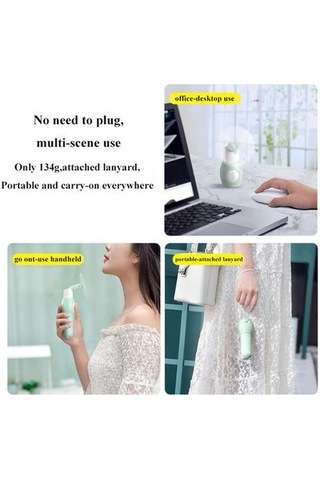 Mini Taşınabilir Fan Soğutucu Vantilatör Nok6yd Yeşil