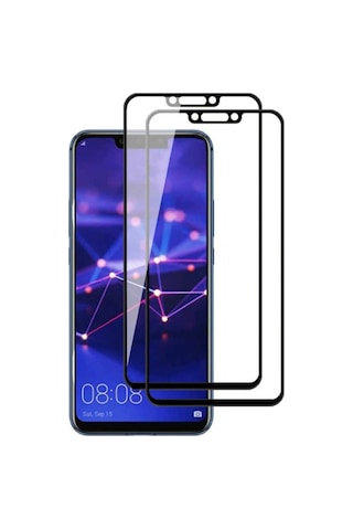 Xiaomi Mi 8 Lite Davin 5D Cam Ekran Koruyucu Siyah