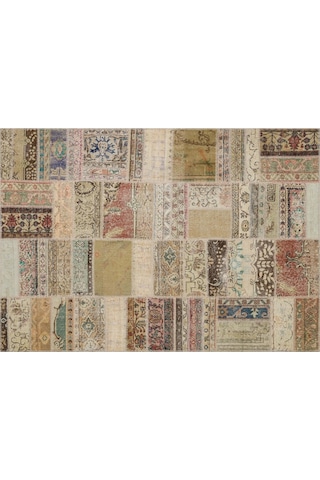Yumuşak Ve Konforlu Patchwork Halı 230x160 Cm 6341