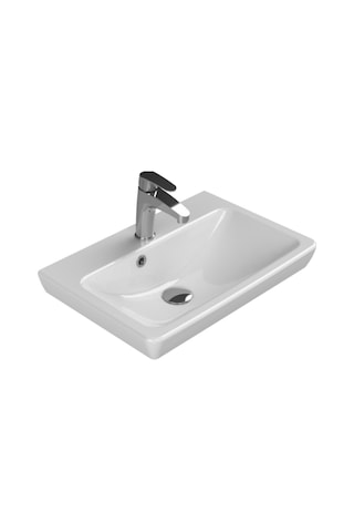 Cerastyle Turkuaz Porto Etajerli Lavabo 55 x 38 CM