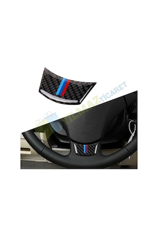 Bmw M Direksiyon Carbon Arma Damla Etiket Sticker Yapıştırma
