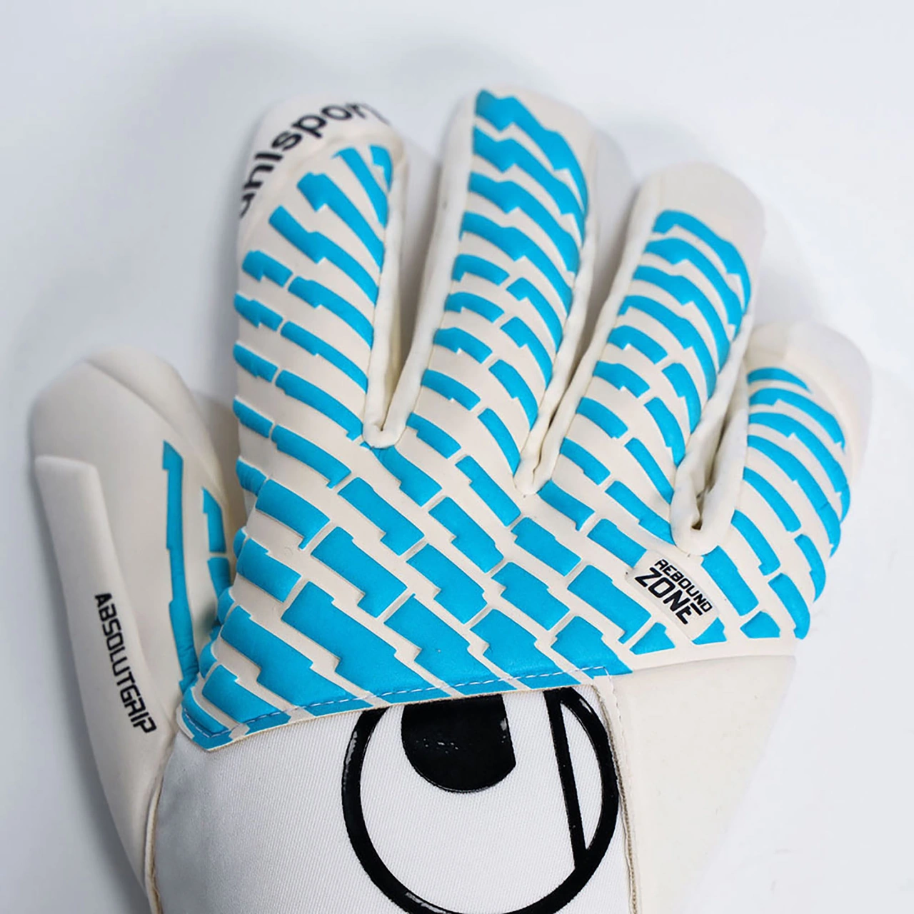 Beyaz - Mavi - Siyah Uhlsport Futbol Kaleci Eldiveni Fm Cybertec Absolutgrip Hn 101137901 Beyaz