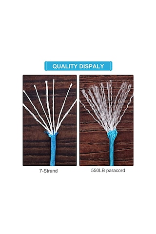 Willbond 28 Renkler 10 Feet Paracord Kordon 550 Işlevli Paracord