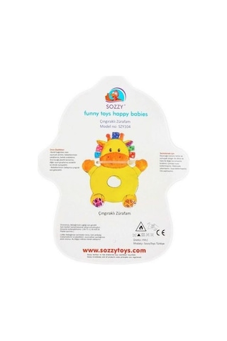 Sozzy Toys Çıngıraklı Zürafam Szy104