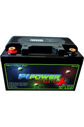 Pipower Ultimate+ 12v5,2a Lithium Lifepo4 Lityum Motosiklet Aküsü