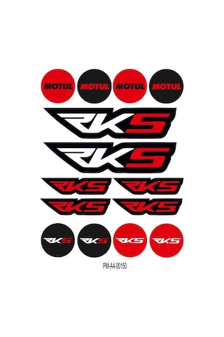 Rks Tasarım A4 Çoklu Sticker Seti Diğer