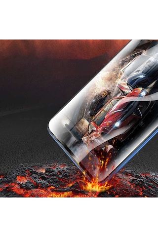 Noktaks - Oppo A16 Uyumlu - Ekran Koruyucu Davin 5d Cam Koruma - Şeffaf