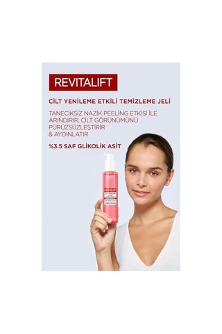 Revitalift Cilt Yenileme Etkili Temizleme Jeli 150ml - Glikolik Asit