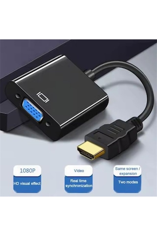 Senseı Sp-hd-vga Audıo Hdmı To Vga Dönüştürücü Adaptör