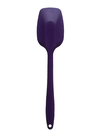 Mor Silikon Kaşık Isıya Dayanıklı Yanmaz Yapışmaz Çizmez 27cm