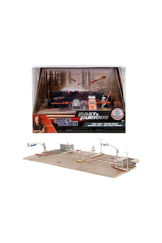 Fast & Furious Final Yarışı Tren Sahnesi Dioraması 1.65'' Die-ca