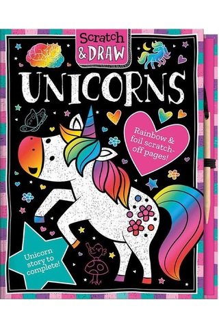 Imagine That Scratch And Draw - Unicorns