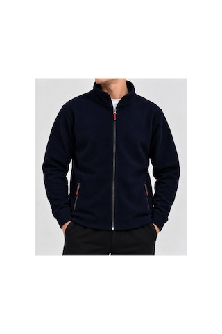 Riyal Textil Erkek Polar Ceket Lacivert Lacivert