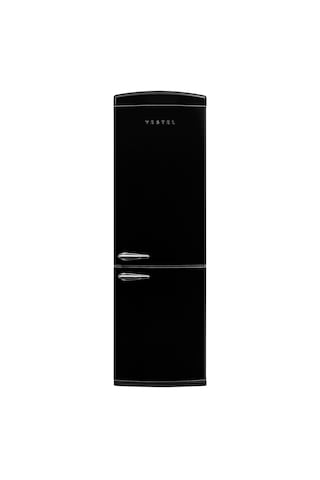 Vestel RETRO NFK37211 330 L No-Frost Buzdolabı Siyah