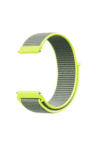 Microsonic Huawei Watch Gt5 Pro 42mm Hasırlı Kordon Woven Sport Loop