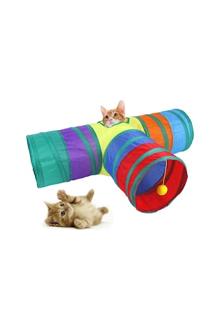 Mucit Home Kapalı Katlanabilir Kedi Tüneli Mucit Home Kapalı Katlanabilir Kedi Tüneli