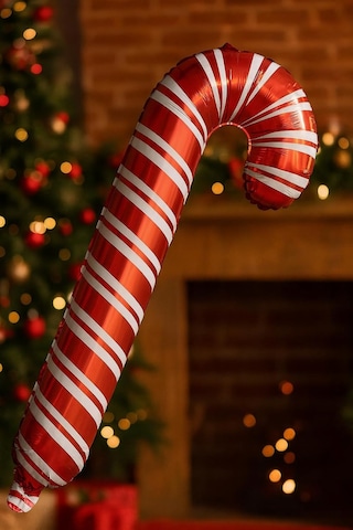 Yılbaşı Ağacı Süsü Noel Gold Şekerleri Yılbaşı Temalı Hediyeler Folyo Noel Balonu 1 Adet 84-39 Cm Genel