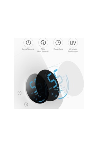 Ultraviyole Ultrasonic Soğuk Buhar Makinesi F628s Açık