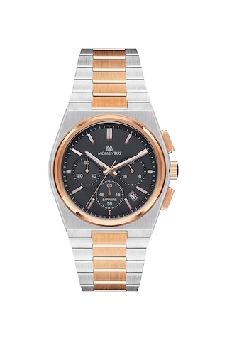 Momentus Men's Time Master Tm345t-04sr Gümüş - Rose Gold