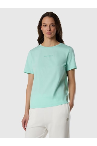 North Sails Kısa Kollu Kadın T-shirt-33529 Açık Yeşil