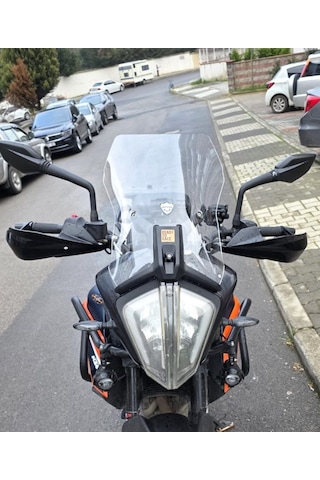 Motocam Ktm 390 Adv Ön Cam 2020-2024 Model 44cm Şeffaf Renkli 3mm Aparatsızdır