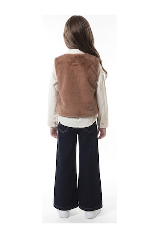 Xo Kids Kız Çocuk Folarlı 3lu Alt Üst Takım 7-14 Yaş 3953-4953 Kahverengi