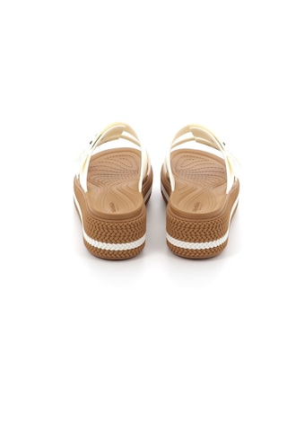 Crocs Brooklyn Woven Buckle Kadın Terlik 209978-0wv Beyaz
