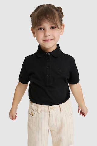 U.s. Polo Assn. Kız Çocuk Siyah Tişört Basic 50328218-vr046