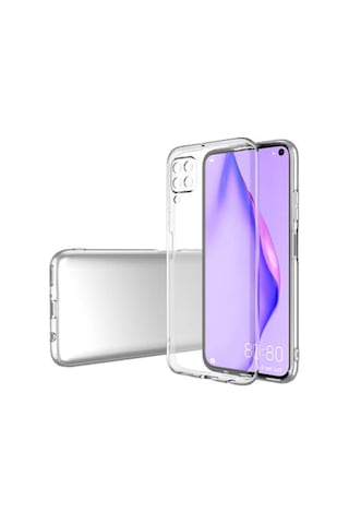 Huawei P40 Lite Uyumlu Kamera Korumalı 3D Şeffaf Silikon Kılıf 455858525