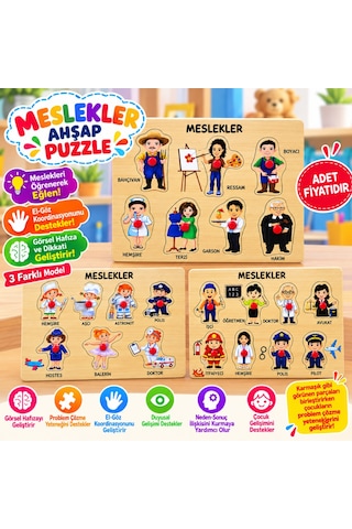 Northcity 163/164/165 Ahşap Tutmalı Meslekler Adet Fiyatıdır Bx