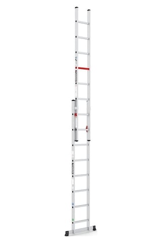 Çağsan TS6050 2x8 Basamaklı Duo İki Parçalı Alüminyum Merdiven