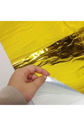 Suntek Araba Yapıştırıcı Termal Egzoz Altın 39 x 47 Inç