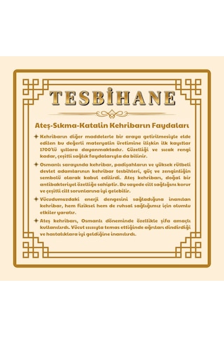 Sistemli Arpa Kesim Lacivert Sıkma Kehribar Tesbih Lacivert