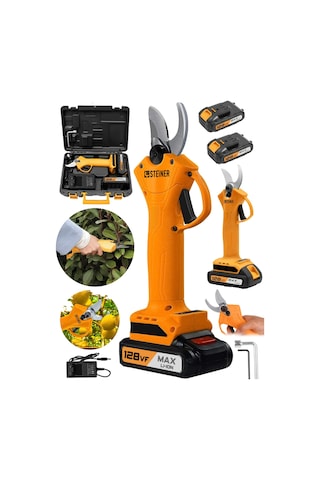 Steiner 128 Vf 10 Ah Çift Akülü Bağ Makası Dal Budama Makası Trnc