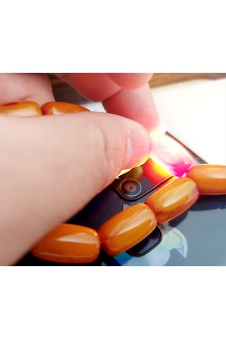 Hareli Kapsül Kesim Miskevi Bağa Tesbih... Ölçü: 9,5 X 17