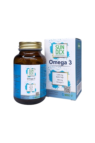 Sundex Omega 3 1200 MG 45 Softjel Kapsül