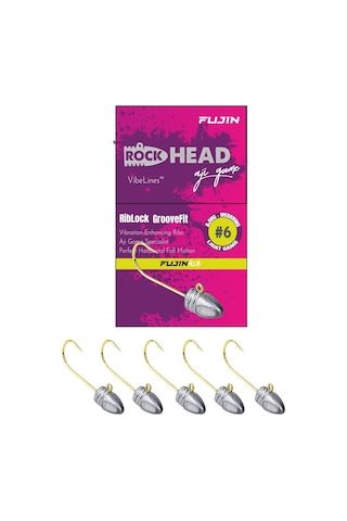 Fujin Rock-head 6no Aji Game Jighead 2 GR