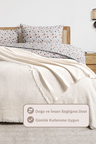 Elart Julia Pike Çift Kişilik Krem