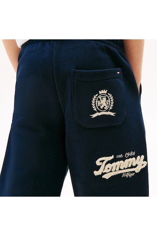Tommy Hilfiger Varsity Graphic Çocuk Lacivert Eşofman Altı Kb0kb09700 Mavi