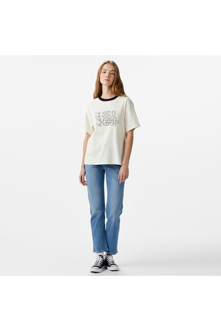 The Kooples Classic Kadın Krem T-shirt