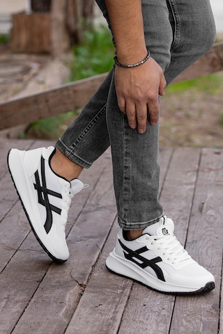 Daxtors Garantili D120 Günlük Ortopedik Erkek Sneaker Spor Ayakkabı Beyaz