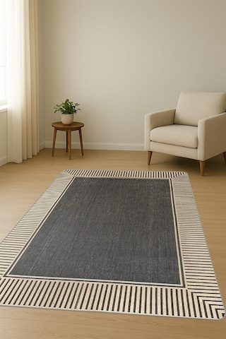 Modern Desenli Dijital Baskı Kaymaz Taban Halı H0956 Renkli