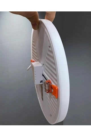 24 Watt Delik Çapı Ayarlanabilir Sıvaaltı 6500k Beyaz Işık Led Panel, Çok Kaliteli Led Spot Lamba Beyaz